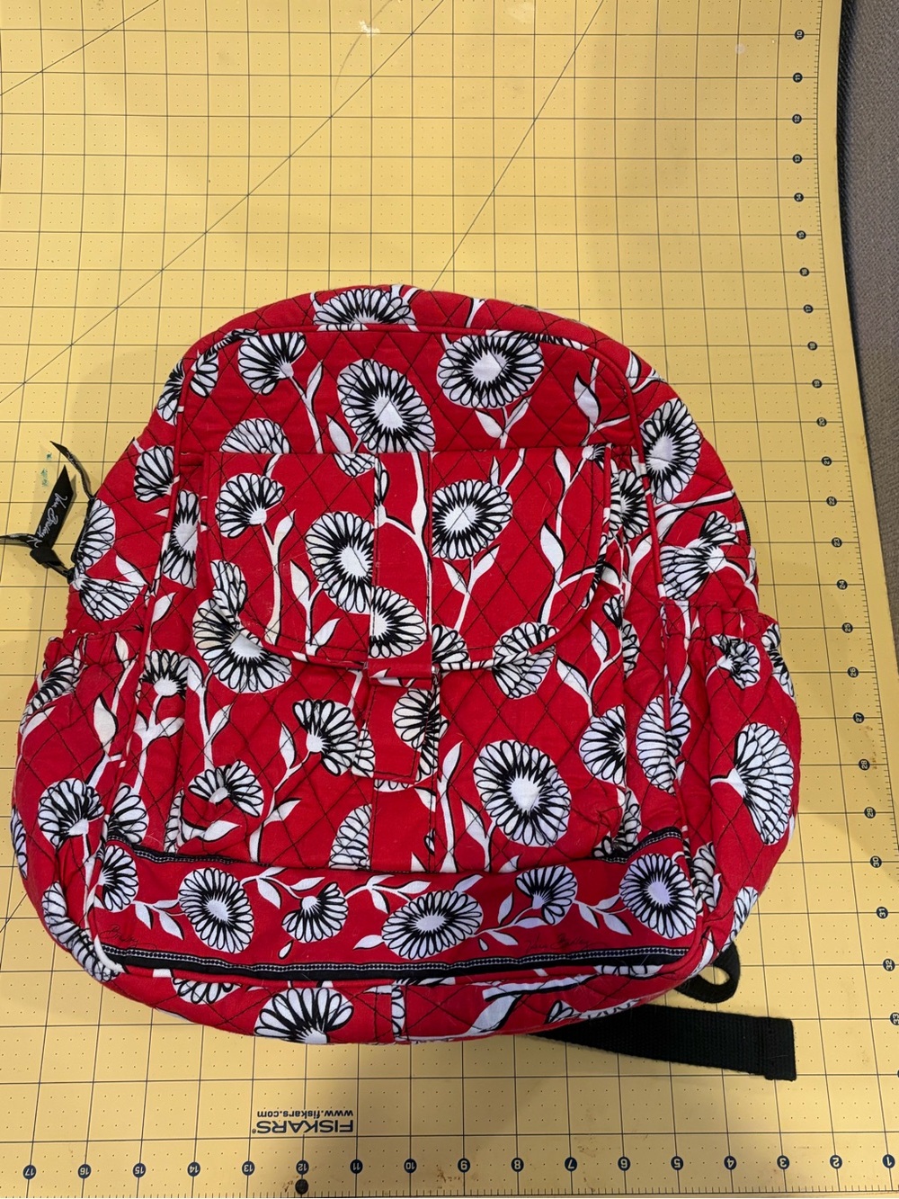 Vera Bradley "Deco Daisy" Quilted Backpack